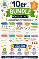 Vorschau - Arbeitsblätter - Mathe, Klasse 2, 10 Arbeitsblätter, Die Rechenprofis - Deckblatt