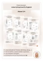 Vorschau - Stundenentwürfe - Unterrichtsentwürfe Englisch - Deckblatt