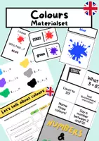 Vorschau - Arbeitsblätter - Colours – Materialpaket Englisch – Spiele & Arbeitsblätter - 5. Schulstufe - Deckblatt
