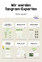 Vorschau - Stundenentwürfe - Wir werden Tangram-Experten - Materialpaket - Deckblatt