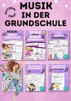 Vorschau - Arbeitsblätter - Materialpaket: Musik in der Grundschule - Deckblatt