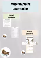 Vorschau - Arbeitsblätter - Materialpaket zum Tandemlesen - Deckblatt
