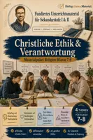 Vorschau - Arbeitsblätter - Christliche Ethik & Verantwortung Klasse 7-8 – Materialpaket Religion - Deckblatt