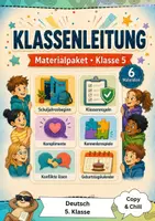 Vorschau - Stationenlernen - Klassenleitung Materialpaket Klasse 5 - Deckblatt