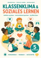 Vorschau - Bildkarten - Klassenklima & soziales Lernen: 5 Materialien für die Grundschule - Deckblatt