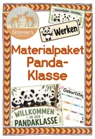 Vorschau - Poster - Materialpaket Pandaklasse - Deckblatt