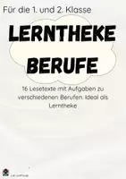 Vorschau - Stundenentwürfe - Materialpaket - Berufe - 16 verschiedene Berufe - Lesen und verstehen - Deckblatt