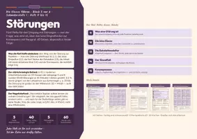 Vorschau - Stundenentwürfe - Störungen – Classroom Management, Heft 11–15 - Deckblatt