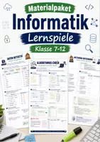 Vorschau - Arbeitsblätter - Materialpaket Informatik Klasse 7–12 | Lernspiele & abwechslungsreiche Arbeitsblätter - Deckblatt