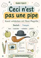 Vorschau - Arbeitsblätter - Materialpaket _ Rene Magritte _ ceci n'est pas une pipe _ deutsch / französisch - Deckblatt