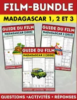 Aperçu - Jeux - Madagascar 1, 2 et 3 – Film-Bundle : Questions, Activités, Réponses. - Page de couverture