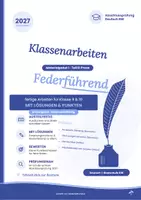 Vorschau - Arbeitsblätter - Materialpaket 1: 4 Klassenarbeiten Deutsch – Prosa & Kurzgeschichten analysieren (Borchert · Kafka · Kleist) mit Lösungen – Teil B | Klasse 9/10 RS BW - Deckblatt
