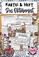 Vorschau - Arbeitsblätter - Oktoberfest | Wissenskartei & Arbeitsheft | Bundle - Deckblatt