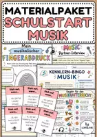 Vorschau - Spiele - Materialpaket: Schulstart Musik - Kennenlernen Jg.5-10 - Deckblatt