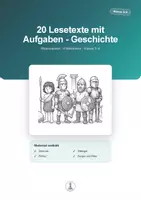 Vorschau - Arbeitsblätter - Geschichte entdecken | 20 Lesetexte mit Aufgaben & Lösungen – Leseverständnis Klasse 3–4 - Deckblatt