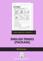 Vorschau - Unterrichtsreihen - English Tenses - Package: Grammar (English) - Deckblatt