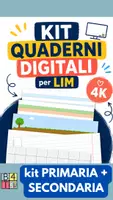 anteprima - Materiale di supporto/inclusione - Bundle Quaderni Digitali per LIM 4K | Collezione Completa - Pagina di copertina