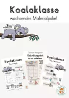 Vorschau - Arbeitsblätter - Koalaklasse Materialpaket wachsend Classroom Management - Deckblatt