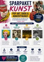 Vorschau - Unterrichtsreihen - Pop Art, Dada & Konzeptkunst – Warhol, Hannah Höch, Yayoi Kusama & Joseph Beuys | Kunst Oberstufe - Deckblatt