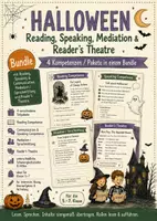 Vorschau - Arbeitsblätter - Halloween Englisch Mega-Bundle – Reading, Speaking, Mediation & Reader’s Theatre | Differenziertes Material für Klasse 5–7 - Deckblatt
