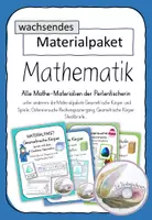 Vorschau - Stundenentwürfe - Wachsendes Materialpaket Mathematik - Deckblatt