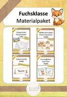 Vorschau - Poster - Materialpaket Klassentier Fuchs/ Fuchsklasse - Deckblatt