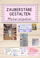 Vorschau - Stundenentwürfe - Materialpaket Unterrichtsbesuch - Zauberstäbe gestalten - Deckblatt