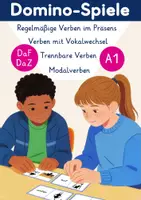 Vorschau - Spiele - Grammatikspiele | Domino-Spiele | A1 DaF DaZ - Deckblatt