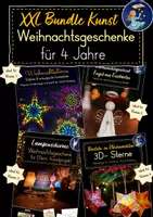 Vorschau - Unterrichtsreihen - BUNDLE: 4 Jahre Weihnachtsgeschenke-Basteln für Eltern - Deckblatt