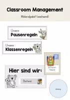 Vorschau - Poster - Materialpaket - Classroom Management - Deckblatt