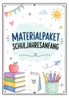 Vorschau - Arbeitsblätter - Materialpaket Schuljahresbeginn - Deckblatt