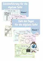 Vorschau - Poster - Materialpaket Zahleinführung für die digitale Tafel - Deckblatt