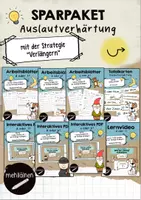 Vorschau - Arbeitsblätter - SPARPAKET| Auslautverhärtung| Strategie Verlängern - Deckblatt