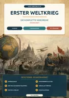 Vorschau - Arbeitsblätter - Erster Weltkrieg - Materialpaket mit differenzierten Fragenblätter zu Videos - Deckblatt
