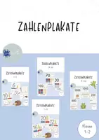 Vorschau - Poster - Materialpaket Zahlenplakate ZR 10/ ZR 20/ ZR 100/ ZR 1000 - Deckblatt