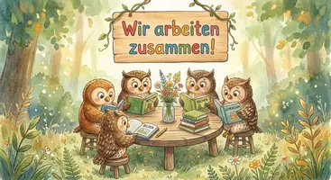 Vorschau - Poster - Materialpaket - Eulenklasse - Deckblatt