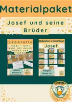 Vorschau - Arbeitsblätter - Materialpaket : Josef und seine Brüder Leporello + Erzählkarten - Deckblatt