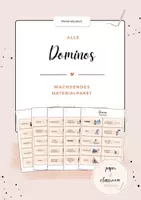 Vorschau - Stationenlernen - Alle Dominos | wachsendes Materialpaket - Deckblatt