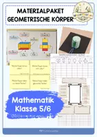 Vorschau - Arbeitsblätter - Materialpaket - Geometrische Körper - Deckblatt