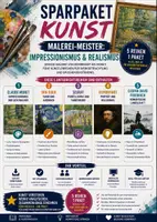 Vorschau - Unterrichtsreihen - Malerei-Meister – Monet, Van Gogh, Seurat, Rembrandt & Caspar David Friedrich | Kunst Oberstufe - Deckblatt