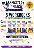 Vorschau - Arbeitsblätter - Klassenstart neu gedacht – Das Komplettpaket | 5 Workbooks für Klassengemeinschaft, Kommunikation & soziales Lernen (Kl. 5–13 & Berufliche Schulen) - Deckblatt