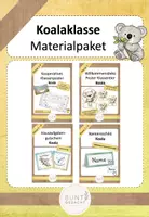 Vorschau - Poster - Materialpaket Klassentier Koala/ Koalaklasse - Deckblatt