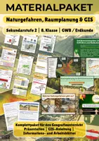 Vorschau - Stundenentwürfe - Materialpaket: Naturgefahren, Raumplanung & GIS - Deckblatt