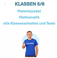 Vorschau - Stationenlernen - Materialpaket Klassenarbeiten und Lernstandskontrollen Kl. 5 und 6 - Deckblatt