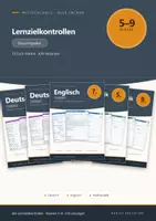 Vorschau - Test - Lernzielkontrollen Mittelschule Klasse 5–9 - alle Fächer - Deckblatt
