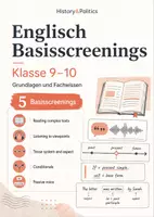 Vorschau - Arbeitsblätter - Englisch Basisscreenings Klasse 9–10 Grundlagen - Deckblatt