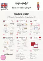 Vorschau - Bildkarten - Basics for Teaching English - wachsendes Materialpaket - Deckblatt