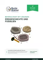 Vorschau - Stundenentwürfe - Materialpaket Erdgeschichte und Fossilien Klasse 7/8 - Deckblatt