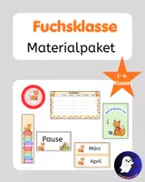 Vorschau - Stundenentwürfe - Fuchsklasse Materialpaket - Deckblatt