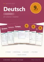 Vorschau - Arbeitsblätter - Deutsch 9 Mittelschule - Komplettpaket + Lernzielkontrollen - Deckblatt